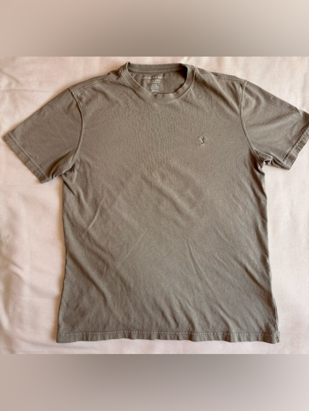 American Eagle Outfitters Men's Short Sleeve Tee in Olive Green